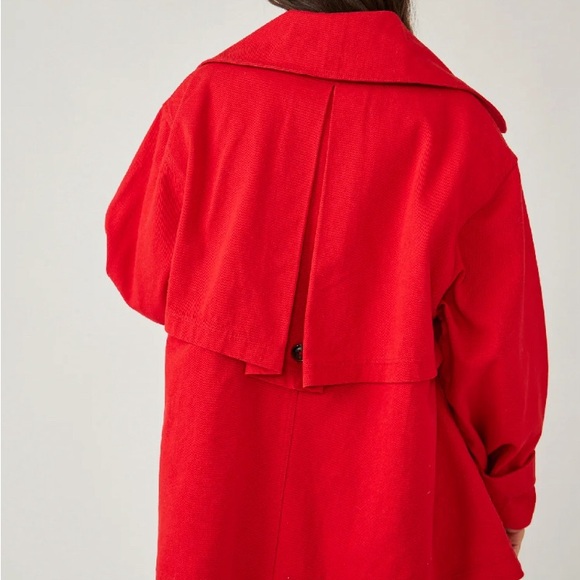 Free People Highland Twill Peacoat - Picture 6 of 8